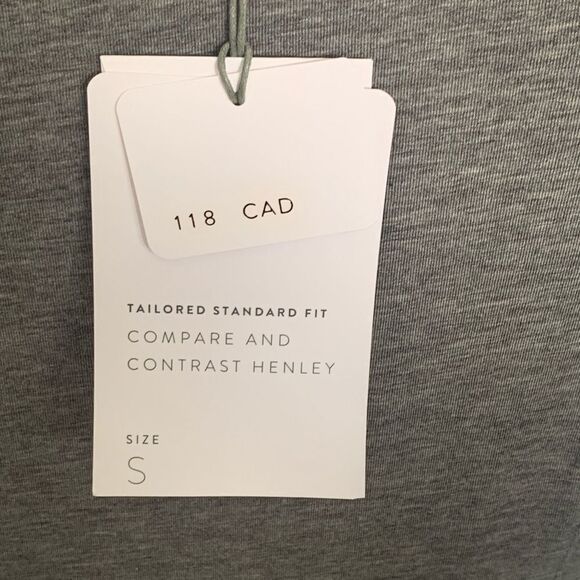 Gray and Black Kit and Ace Henley T-Shirt - Picture 5 of 6